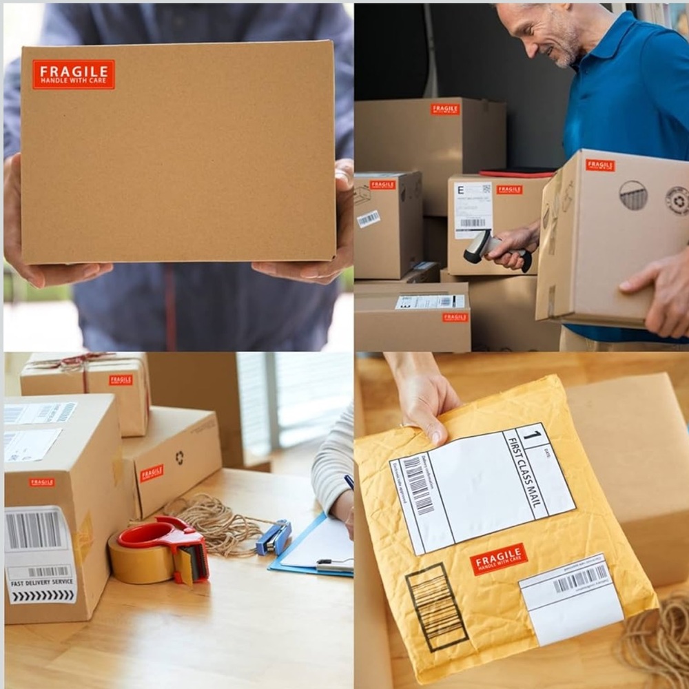 Fragile Handle with Care Warning Stickers - Shipping & Packing Labels/Stickers - Picture 5 of 6